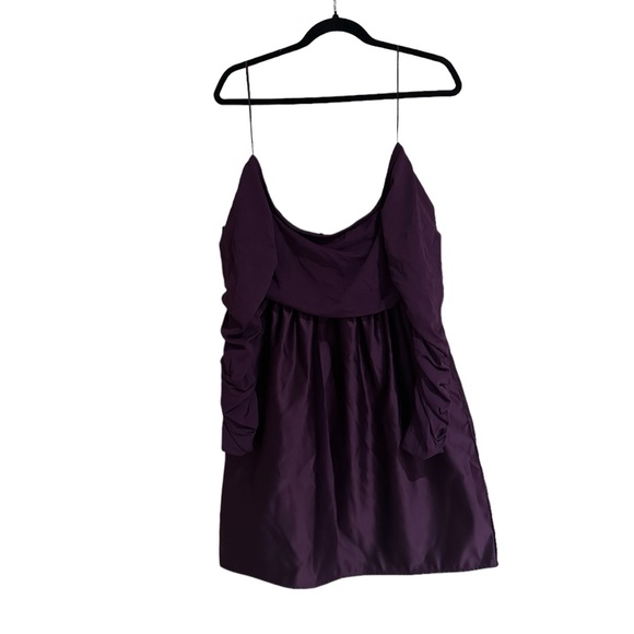 NWOT ZARA COMBINATION KNIT MINI DRESS RUCHED SLEEVE BLOGGERS FAV - Picture 11 of 12